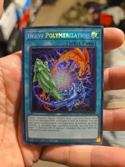 Heavy Polymerization MP24-EN150 Prismatic Secret Rare 1st Edition Yu-Gi-Oh! NM - Image 1
