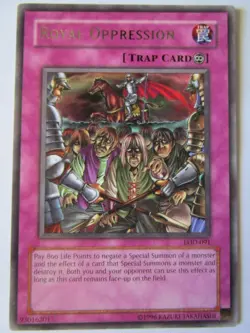 Yugioh! Royal Oppression Lod-091 Unlimited Rare Light Play!! - Image 1