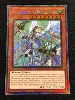 Yugioh Master Peace The True Dracoslayer King RA04-EN283 1st Platinum Secret(NM) - Image 1