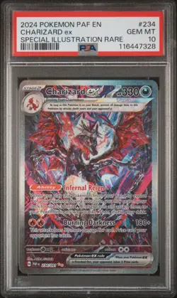 2024 Pokemon Paldean Fates Charizard #234 Special Illustration Rare PSA 10 SIR - Image 1