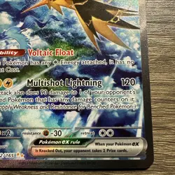 Pokemon TCG Zapdos EX Scarlet & Violet 151 Card 202/165 Near Mint Condition - Image 5