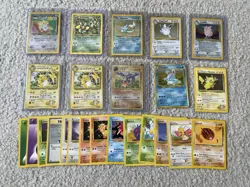 Pokemon TCG Vintage Card Lot English & Japanese Holo + Common - Image 1