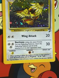 Pokemon Pidgeot TCG Base Set 2 Holo Unlimited Rare Card 14/130 NM Condition - Image 5