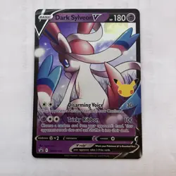 Pokemon TCG Dark Sylveon v SWSH134 Promo Holo Card 25th Anniversary - Image 1