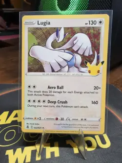 Lugia 022/025 Holo Rare Celebrations 25th Anniversary Pokemon Card NM - Image 1