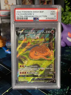 Charizard V SWSH260 SWSH: Sword & Shield Promo Cards Holo PSA 9 - Image 1