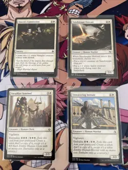 MTG White Create Token sets 4x4 =16 Cards Sorcery Human warrior and cleric M/NM - Image 1