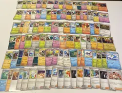 Pokemon Cards Lot. 100+ Card Lot! Lot #169 . Bulk Lot. Starts At A Low Price! - Image 1