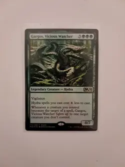 Gargos, Vicious Watcher - 2020 M20 Core Set Rare Foil Promo MTG Card NM / M - Image 1
