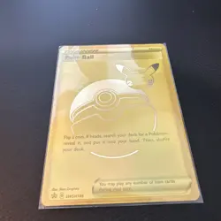 SWSH146 Poke Ball Gold Full Art Celebrations Pokemon TCG Promo Card - Image 4