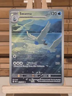 Pokemon TCG White Flare Swanna Illustration Rare Card 110/086 NM Condition - Image 1