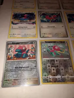 Lot Of 12 Porygon Porygon2 and Porygon-Z Pokemon Cards - Image 2