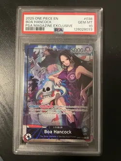 PSA 10 Boa Hancock (2025 PSA Magazine Promo) One Piece Promotion Cards Foil - Image 1