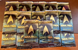1996 STAR TREK The Card Game CCG -Factory Sealed 15 game cards pr pack x1 - Image 1
