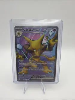 Alakazam ex 188/165 Holo Ultra Rare Full Art Pokemon Card SV 151 PTCG NM - Image 1