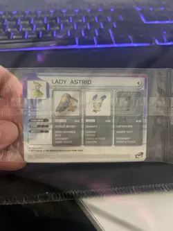 2003 Pokemon - Lady Astrid 129-8002 Pokemon Battle E-Reader Card (SEALED / MIP) - Image 1