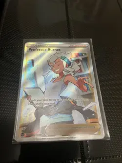 Pokemon TCG Professor Burnett TG26/TG30 Full Art Card NM/M Condition - Image 1