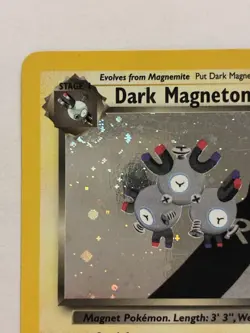 Pokemon Dark Magneton TCG Holo Rare Card 11/82 - Image 2