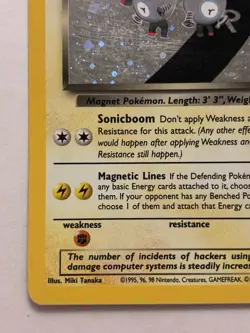 Pokemon Dark Magneton TCG Holo Rare Card 11/82 - Image 3