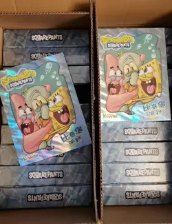 Booster Box collection Sealed 2023 SquarePants SpongeBob cards Kawaii - Image 1