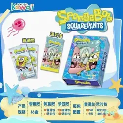 Booster Box collection Sealed 2023 SquarePants SpongeBob cards Kawaii - Image 2