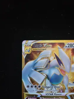 Pokemon Card TCG - Lugia VSTAR 211/195 Gold Secret Rare Silver Tempest Near Mint - Image 2