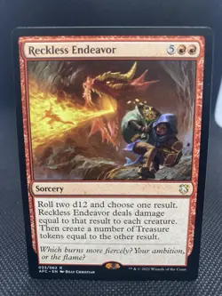 Reckless Endeavor Commander: Adventures in the Forgotten Realms Regular - Image 1