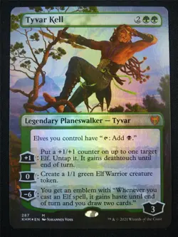Tyvar Kell - *Mythic Borderless Art Foil* - Kaldheim MTG - Image 1