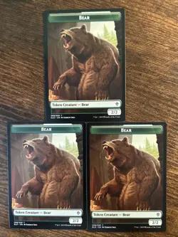 x3 Bear (Token) - (008/020) - ELD - MTG - NM - Image 1