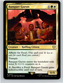 Magic the Gathering Banquet Guests Lord of the Rings Commander MTG Free Shipping - Image 1