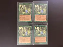 4 x PRIMAL ORDER Homelands Edition Magic the Gathering 1995 MTG Vintage Green - Image 1