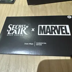 MTG Magic The Gathering Marvel Secret Lair Iron Man Foil Sealed: UNOPEN - Image 1