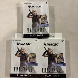 Magic the Gathering: Final Fantasy Play Booster Box Play Pack -NEW- Lot Of 3 - Image 1