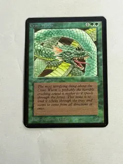 MTG Craw Wurm Alpha Magic the Gathering - Image 1