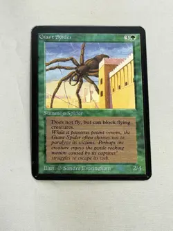MTG Giant Spider Alpha Magic the Gathering - Image 1