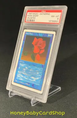 MTG Unlimited Edition 1993 Mana Short PSA 8 NM/MT Old School 93/94 - Image 3