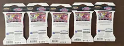 Pokemon TCG Sword & Shield Fusion Strike Sleeved Booster Pack Lot of 5 820650809170 - Image 2