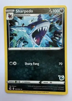 Sharpedo - (Eevee Stamped) Promo Battle Academy 2022 163/264 Pokemon TCG - Image 1