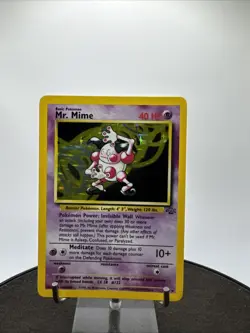 Mr. Mime 6/64 Holo Card Jungle Set 1999 Pokemon WOTC LP / NM - Image 1