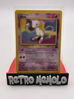 1999 Pokemon Mew Base Set #8 Black Star Promo - Image 1