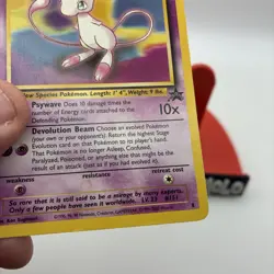 1999 Pokemon Mew Base Set #8 Black Star Promo - Image 5