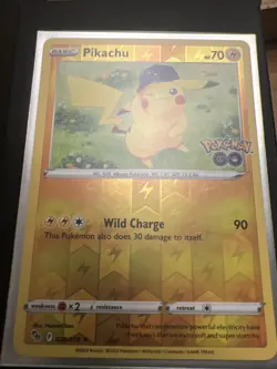 Pikachu #028/078 Reverse Holo Rare 2022 Pokemon Go NM M - Image 5