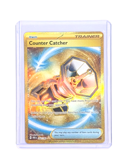 Counter Catcher 264/182 Gold Hyper Rare Paradox Rift Pokemon TCG PAR ENGLISH - Image 3