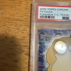 Pokemon 2000 Topps Chrome Psyduck Tekno PSA 10 Gem Mint #54 - Image 2