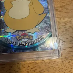 Pokemon 2000 Topps Chrome Psyduck Tekno PSA 10 Gem Mint #54 - Image 4