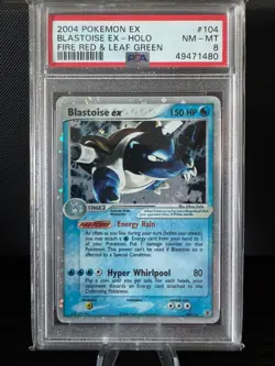 2004 Pokemon TCG | Blastoise EX Holo 104 | Fire Red & Leaf Green | PSA 8 NM/M - Image 1