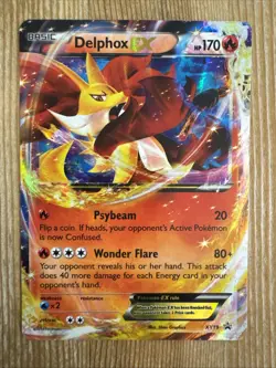 Delphox EX Ultra Rare Holo Pokemon Card XY Black Star Promo XY19 HP - Image 1