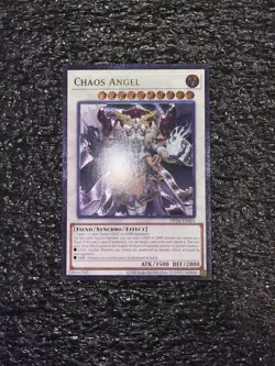 Yugioh! Chaos Angel Ultimate Rare OP24-EN001 Unlimited Near Mint - Image 1