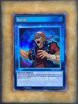 Yugioh Bandit SBSC-ENS03 Super Rare Speed Duel 1st Ed NM - Image 1