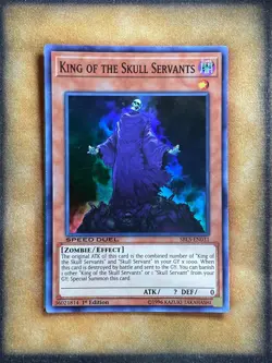 Yugioh King of the Skull Servants SBLS-EN031 Speed Duel Super Rare 1st Ed MP - Image 1